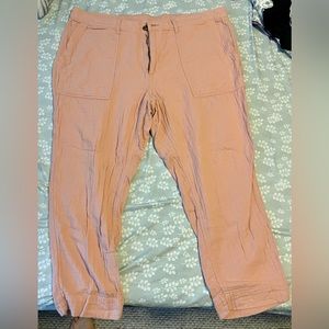 Pink Linen Pants
